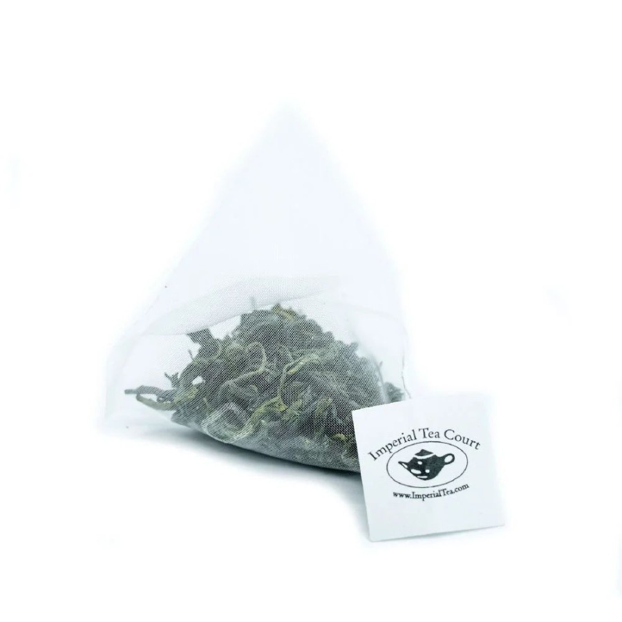 Teas Imperial Tea | Organic Green Tea Earl Grey Biodegradable Pyramid Tea Bags