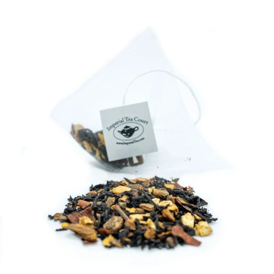 Teas Imperial Tea | Organic Chai Blend Biodegradable Pyramid Tea Bags